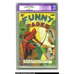 Funny Pages v4 #1 Mile High pedigree (Centaur, 1940) CGC Apparent FN- 5.5 Slight (A) White pages. Th
