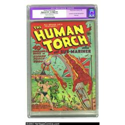The Human Torch #5 (#4) (Timely, 1941) CGC Apparent VF- 7.5 Slight (A) Cream to off-white pages. Fro