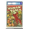 Image 1 : The Human Torch #8 (Timely, 1942) CGC FN/VF 7.0 Off-white to white pages. When not confronted by a c