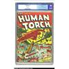 Image 1 : The Human Torch #10 Chicago pedigree (Timely, 1942) CGC VF- 7.5 Off-white pages. The Torch and Subby
