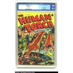 The Human Torch #13 (Timely, 1943) CGC VF/NM 9.0 Off-white pages. See the description for issue #12,