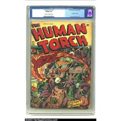 The Human Torch #15 (Timely, 1944) CGC VG/FN 5.0 Cream to off-white pages. Other than a missing corn