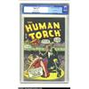Image 1 : The Human Torch #29 (Timely, 1947) CGC FN/VF 7.0 Off-white to white pages. Gerber's "Less than avera