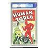 Image 1 : The Human Torch #34 (Timely, 1949) CGC VF- 7.5 Off-white to white pages. Overstreet gives Mike Sekow