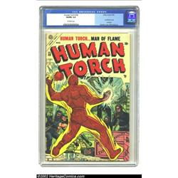 The Human Torch #38 (Timely, 1954) CGC VG/FN 5.0 Off-white pages. The three-issue revival of the Tim