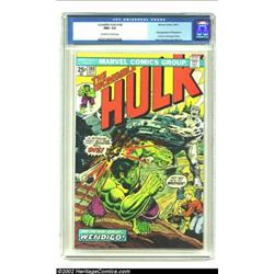 The Incredible Hulk #180 (Marvel, 1974) CGC NM+ 9.6 Off-white to white pages. Herb Trimpe and Jack A