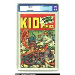 Kid Komics #9 (Timely, 1945) CGC NM- 9.2 Off-white to white pages. Alex Schomburg utilizes all six o