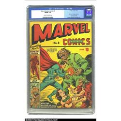 Marvel Mystery Comics #8 (Timely, 1940) CGC FN/VF 7.0 Cream to off-white pages. Alex Schomburg had p