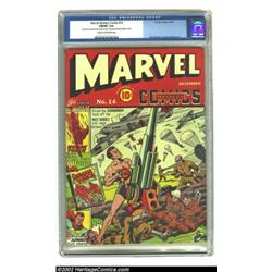 Marvel Mystery Comics #14 (Timely, 1940) CGC FN/VF 7.0 Cream to off-white pages. Alex Schomburg's co