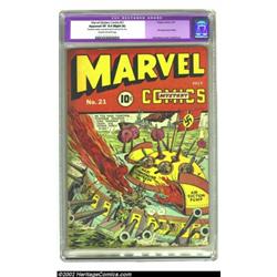 Marvel Mystery Comics #21 (Timely, 1941) CGC Apparent VF 8.0 Slight (A) Cream to off-white pages. Th