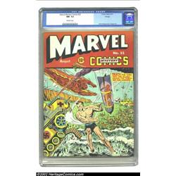 Marvel Mystery Comics #22 Chicago pedigree (Timely, 1941) CGC NM- 9.2 Off-white pages. This sizzling
