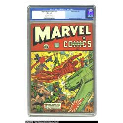 Marvel Mystery Comics #33 (Timely, 1942) CGC VF+ 8.5 Cream to off-white pages. The grade represented