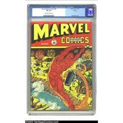 Marvel Mystery Comics #38 Chicago pedigree (Timely, 1942) CGC VF+ 8.5 Off-white to white pages. Syd.