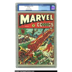 Marvel Mystery Comics #39 (Timely, 1943) CGC VF 8.0 Cream to off-white pages. Schomburg gives us a r
