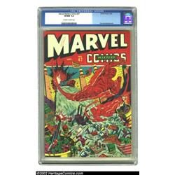 Marvel Mystery Comics #47 (Timely, 1943) CGC VF/NM 9.0 Off-white to white pages. Another "uncommon".