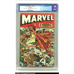 Marvel Mystery Comics #59 (Timely, 1944) CGC VF 8.0 Off-white pages. A light crease at the back uppe