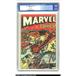Marvel Mystery Comics #63 (Timely, 1945) CGC NM- 9.2 Off-white pages. The penultimate German war cov