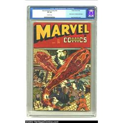 Marvel Mystery Comics #76 (Timely, 1946) CGC VF 8.0 Off-white pages. A ten-chapter Miss America seri