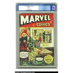 Marvel Mystery Comics #85 "D" Copy pedigree (Timely, 1948) CGC NM 9.4 Off-white pages. The sensation