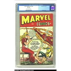 Marvel Mystery Comics #88 (Timely, 1948) CGC VF 8.0 Cream to off-white pages. Timely spotlights its.