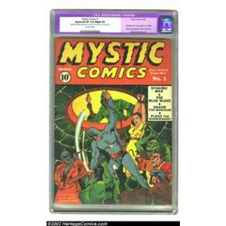 Mystic Comics #1 (Timely, 1940) CGC Apparent VF 8.0 Slight (P) Off-white pages. This copy sports a g