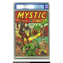Mystic Comics #6 (Timely, 1941) CGC FN 6.0 Cream to off-white pages. Two of the most influential of.