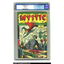 Mystic Comics #2 "D" Copy pedigree Double Cover (Timely, 1944) CGC NM 9.4 Off-white pages. The Nazi.