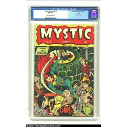 Mystic Comics #3 "D" Copy pedigree (Timely, 1944) CGC NM 9.4 Cream to off-white pages. Collectors of