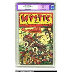Mystic Comics #4 "D" Copy pedigree (Timely, 1945) CGC Apparent VF+ 8.5 Slight (P) Cream to off-white