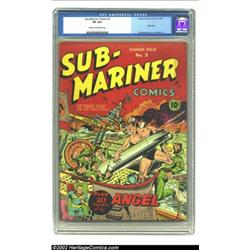 Sub-Mariner Comics #2 (Timely, 1941) CGC VF 8.0 Cream to off-white pages. Timely at its finest, with