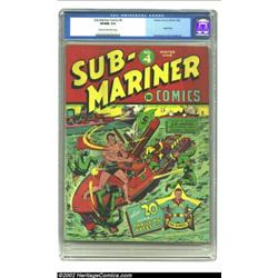 Sub-Mariner Comics #4 (Timely, 1941) VF/NM 9.0 Cream to off-white pages. No one is suggesting this i