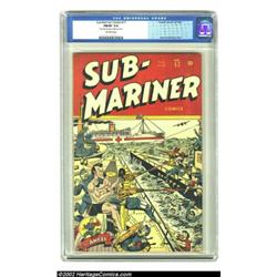 Sub-Mariner Comics #17 (Timely, 1945) CGC FN/VF 7.0 Off-white pages. Boy, does this look like a high