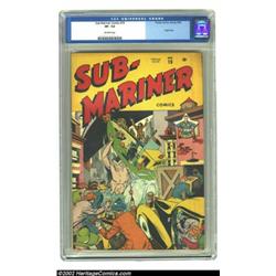 Sub-Mariner Comics #19 (Timely, 1946) CGC VF- 7.5 Off-white pages. The war was over, except for the.