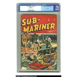 Sub-Mariner Comics #20 (Timely, 1946) CGC NM 9.4 Off-white to white pages. At this writing only thre