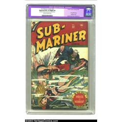 Sub-Mariner Comics #22 (Timely, 1947) CGC Apparent FN 6.0 Slight (P) Cream to off-white pages. This.