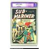Image 1 : Sub-Mariner Comics #26 (Timely, 1948) CGC Apparent VF- 7.5 White pages. The cover is by Mike Sekowsk
