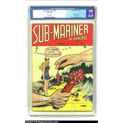 Sub-Mariner Comics #29 (Timely, 1948) CGC VF- 7.5 Off-white pages. Namora again takes center stage o