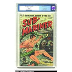 Sub-Mariner Comics #35 (Timely, 1954) CGC G/VG 3.0 Off-white pages. This pre-Silver Age issue must b