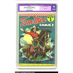 Tom Mix Comics #1 (Ralston-Purina Co., 1940) CGC Apparent FN/VF 7.0 Slight (P) Cream to off-white pa