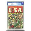 Image 1 : U.S.A. Comics #17 "D" Copy pedigree (Timely, 1945) CGC NM 9.4 Off-white to white pages. The good Cap