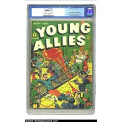 Young Allies Comics #6 (Timely, 1943) CGC VG/FN 5.0 Cream to off-white pages. Toro, Bucky, and the b