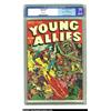 Image 1 : Young Allies Comics #9 "D" Copy pedigree (Timely, 1943) CGC VF+ 8.5 Off-white pages. Hitler, Tojo, a