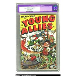 Young Allies Comics #12 (Timely, 1944) CGC Apparent NM 9.4 Slight (P) Off-white to white pages. Over