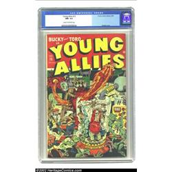 Young Allies Comics #15 (Timely, 1945) CGC NM- 9.2 Cream to off-white pages. Sol Brodsky does his be
