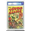 Image 1 : Young Allies Comics #16 (Timely, 1945) CGC NM 9.4 Off-white to white pages. Flame-throwers, buck-too