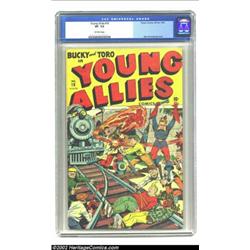 Young Allies Comics #18 (Timely, 1945) CGC VF- 7.5 Off-white pages. Only one copy of issue #18 has b