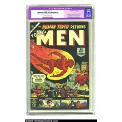 Young Men #24 (Atlas, 1953) CGC Apparent VF/NM 9.0 Moderate (A) Cream to off-white pages. Timely was