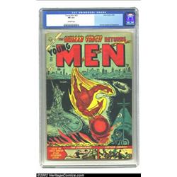 Young Men #25 (Atlas, 1954) CGC FN 6.0 Off-white pages. Sol Brodsky on the cover art, plus Bill Ever