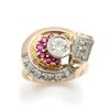 Image 2 : Diamond & Ruby Ring