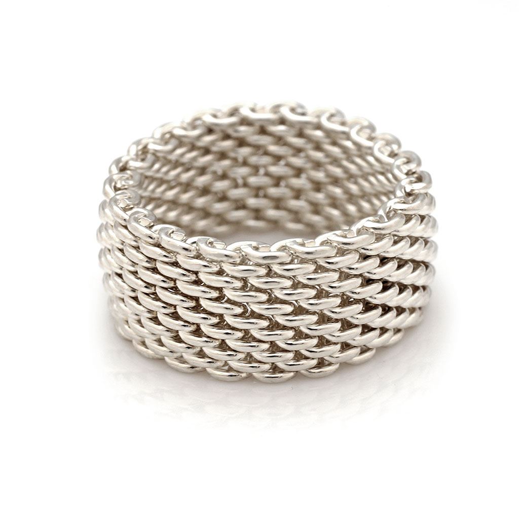 Tiffany \u0026 Co. Sterling Silver Mesh Ring